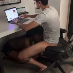 Hard day at work from home