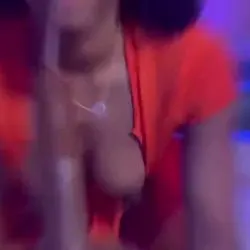 Cosplay ebony velma rides dildo