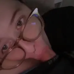 Emo slut enjoys teasing cock