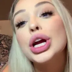 Ahegao blonde wants YOU to cum