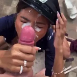 Protect and facial serve asian