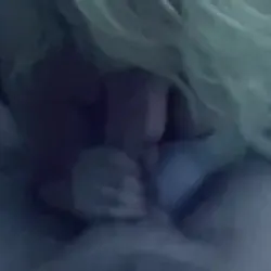 Blonde ex wife sucking my long dick