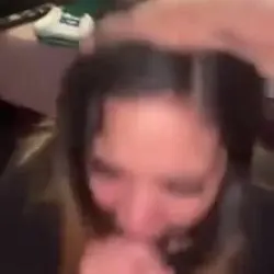 Tattoo baddie with sloppy throat goat head